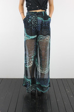 Silk Flare Pants