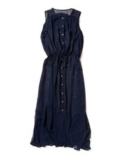 Lotus Dress - Navy