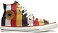 Chuck Taylor All Star Hi - Buffalo Plaid - Navy and Gold