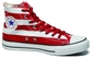 Chuck Taylor All Star Hi - Stripe - Red and White