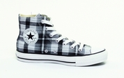 Chuck Taylor All Star Hi - Volume Plaid - Grey and Black