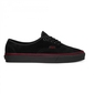 Vans Authentic - Suede - Black with Red