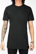 WHITE RAIN T-SHIRT (RIBBED), BLACK