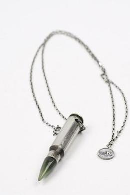 GREENSTONE BULLET NECKLACE