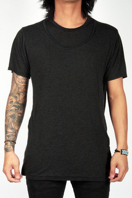 DOUBLE DOUBLE T-SHIRT, BLACK