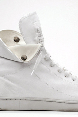 1.6 SNEAKERS, WHITE LEATHER/WHITE/MAGENTA