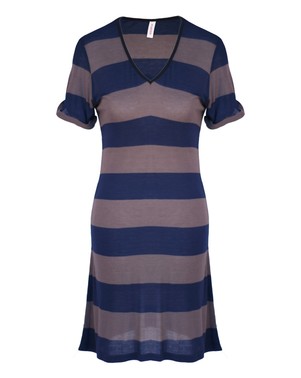 Rugby T-Shirt  Dress - Ink / Peat