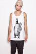 Public Gallery Bunny Smoke Singlet