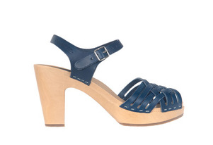 BRAIDED SKY HIGH TOFFEL - Navy