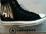 Chuck Taylor All Star Hi - DC Bat Sign - Black