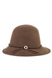 Kat Hat, brown felt