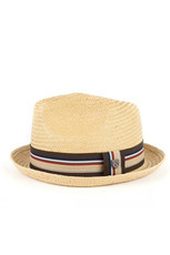 castor hat, tan straw