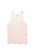 123 placket singlet / stripe