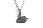 sterling silver karen walker swan necklace