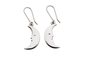 sterling silver karen walker moon earrings