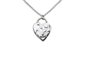 guthrie & steele patched heart necklace