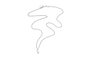 sterling silver karen walker mini k necklace