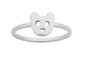 sterling silver karen walker mini bear ring