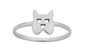 sterling silver karen walker mini dog ring