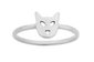 sterling silver  karen walker mini cat ring