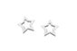 sterling silver karen walker mini star studs