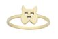 9ct yellow gold karen walker mini dog ring