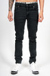 tight jeans, unisex, almost black