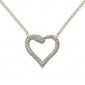 zoe & morgan eternity snake necklace - sterling silver