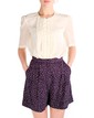 Cuff Shorts (Spotted Twill) in Navy by Karen Walker