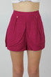 Something Else Pleat Short - ruby