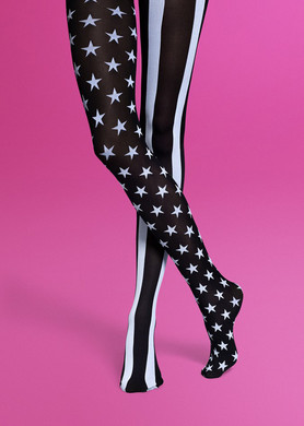 Nylon tights, stars and stripes