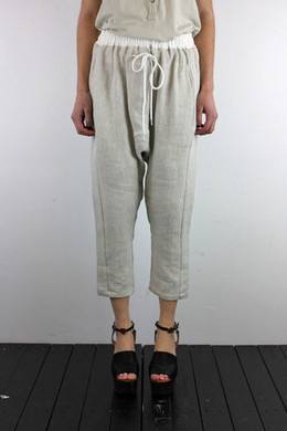 Silk Linen Relaxed Pant