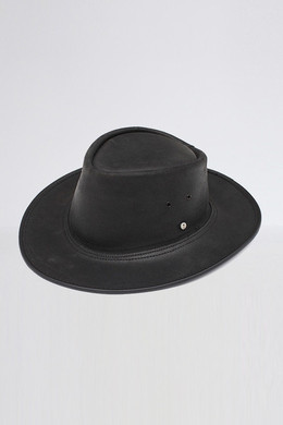 Thrills Bush Ranger Full Brim - black leather