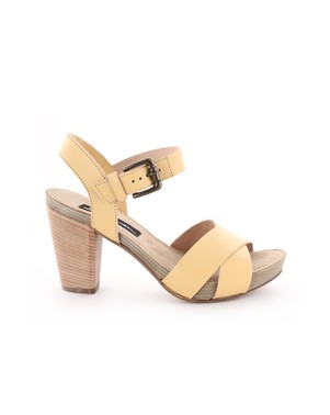 Gabi Sandal in Tan by Kathryn Wilson