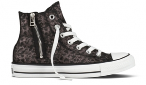 Chuck Taylor All Star Hi - Side Zip - Black Leopard