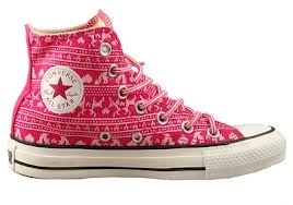 Chuck Taylor All Star Hi - Wilderness Sweater - Rasberry