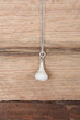 PETUNIA BUD PENDANT, BONE