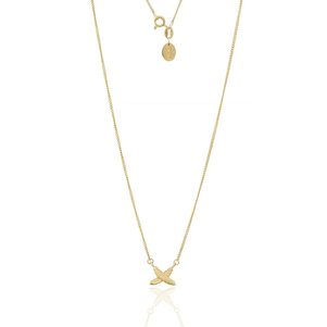 boh runga gold feather kisses pendant