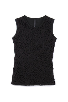 Squiggle Top - Black