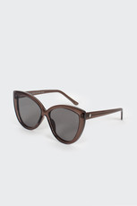 Point Sunglasses, dark see thru black