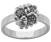 sterling silver karen walker flower ball ring