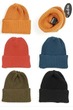 fru beanie, black, red, navy, orange or khaki