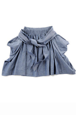 rimini skirt, chambray