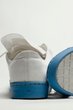 0.6 sneakers, white/blue/white