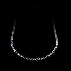 90cm Silver Oval Chain - Large