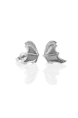 bat wing stud earrings